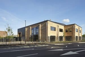 Oscar Acoustics’ new HQ – The Oscar Innovation Centre, Halling, Kent. ©Hufton+Crow.