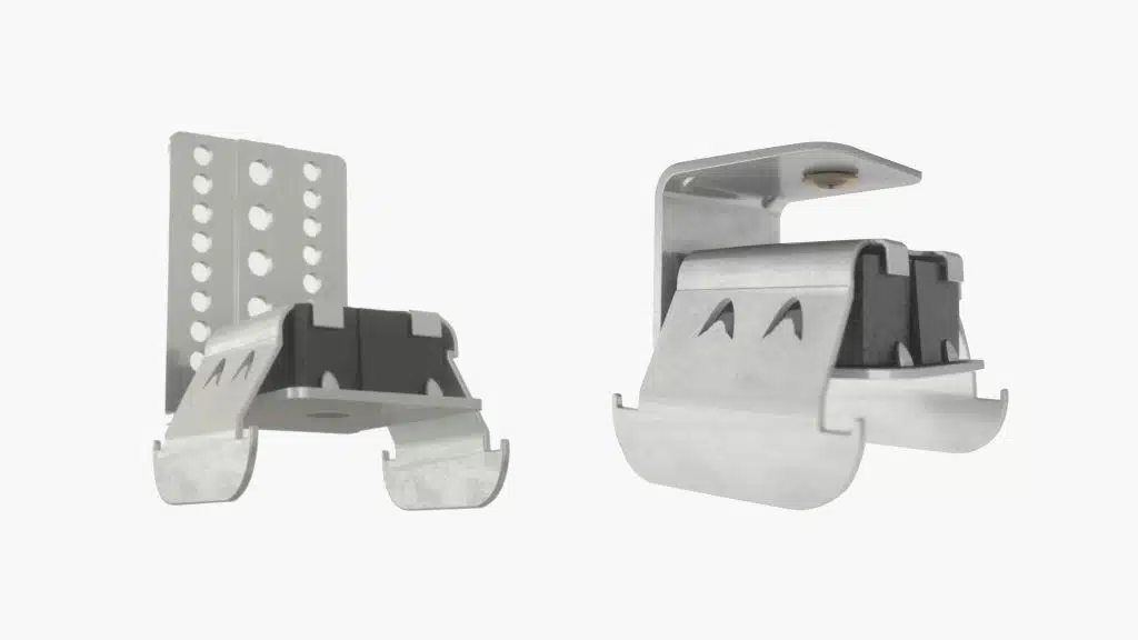 Iso-Mount Type1 and Iso-Mount Type2 for ceiling soundproofing