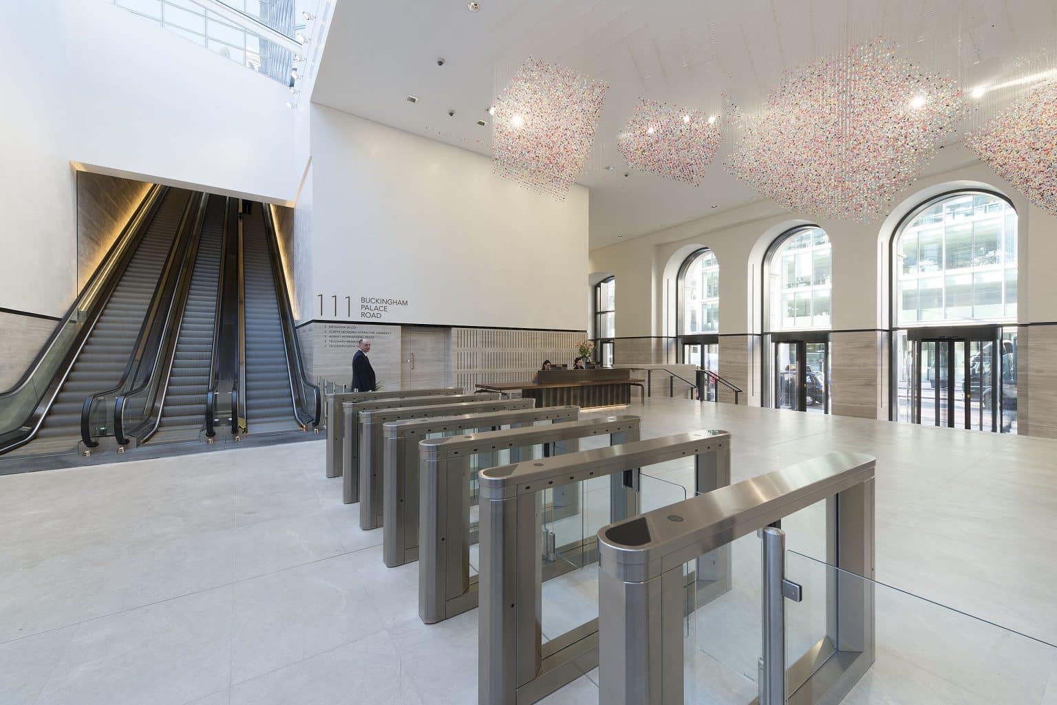 Oscar Elite used in 111 Buckingham Palace Road. Eric Parry Architects & Collins Construction. ©Tony MacLean photography.